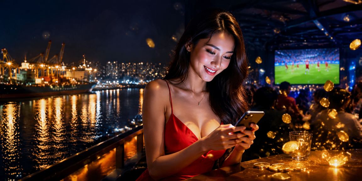 Người dùng Hải Phòng theo dõi trận đấu bóng đá và đặt cược trực tiếp trên ứng dụng di động