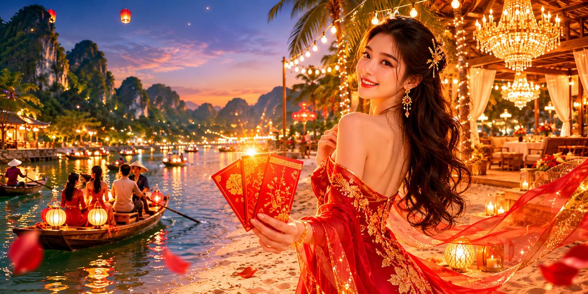 Không khí buổi tối tại Ninh Bình – người dùng theo dõi cá cược trực tuyến qua điện thoại
